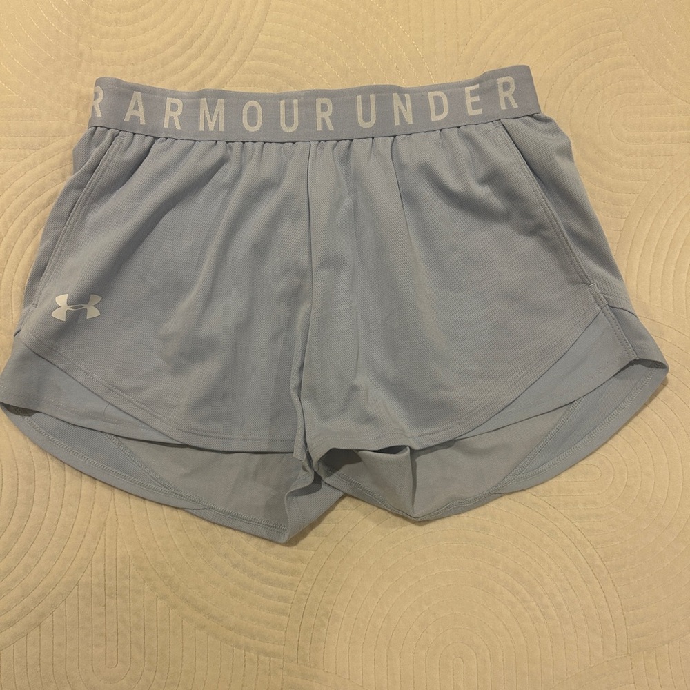 Under Armour Women's Light Blue Athletic Shorts